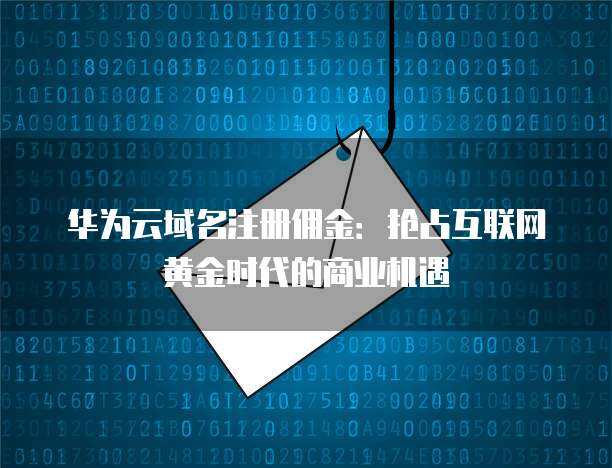 互聯(lián)網(wǎng)黃金 數(shù)字化浪潮下的域名注冊服務(wù)